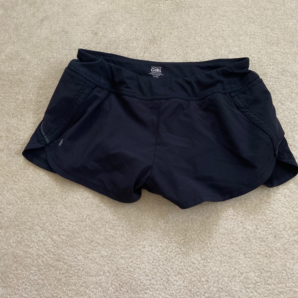 Black sprinter shorts